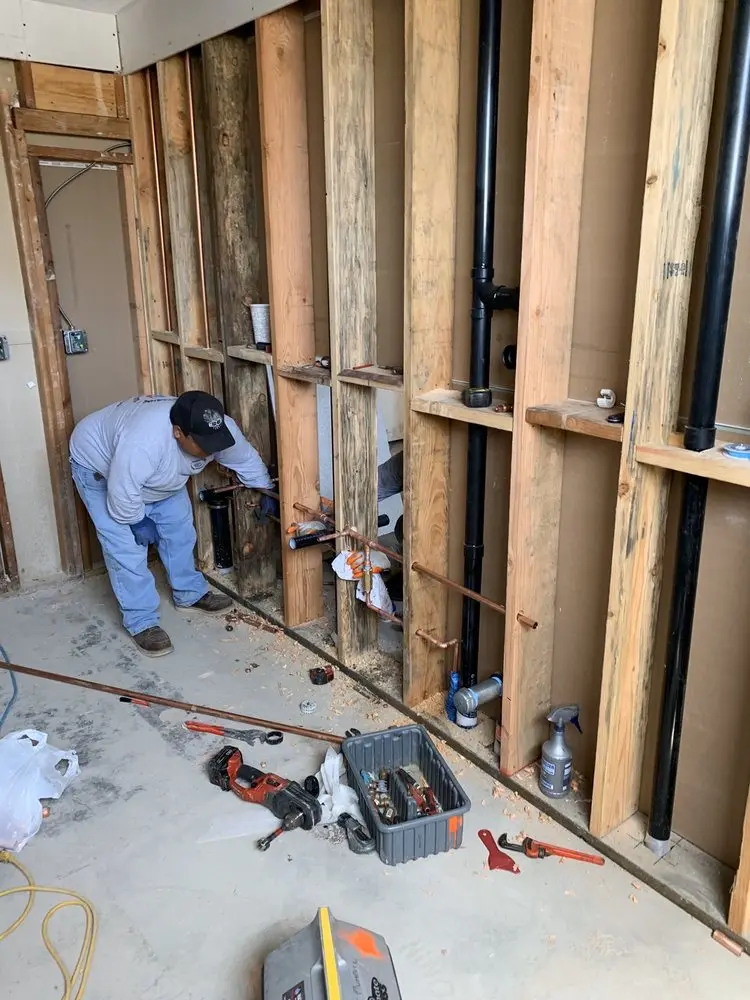 Commercial rough-in plumbing for Trenchless Sewer Repair in Oak Hill
